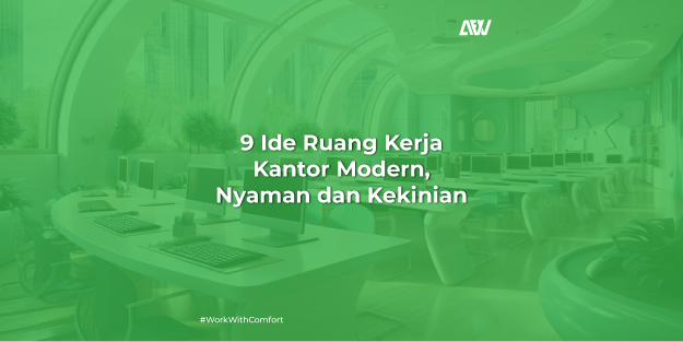 ide ruang kerja kantor modern