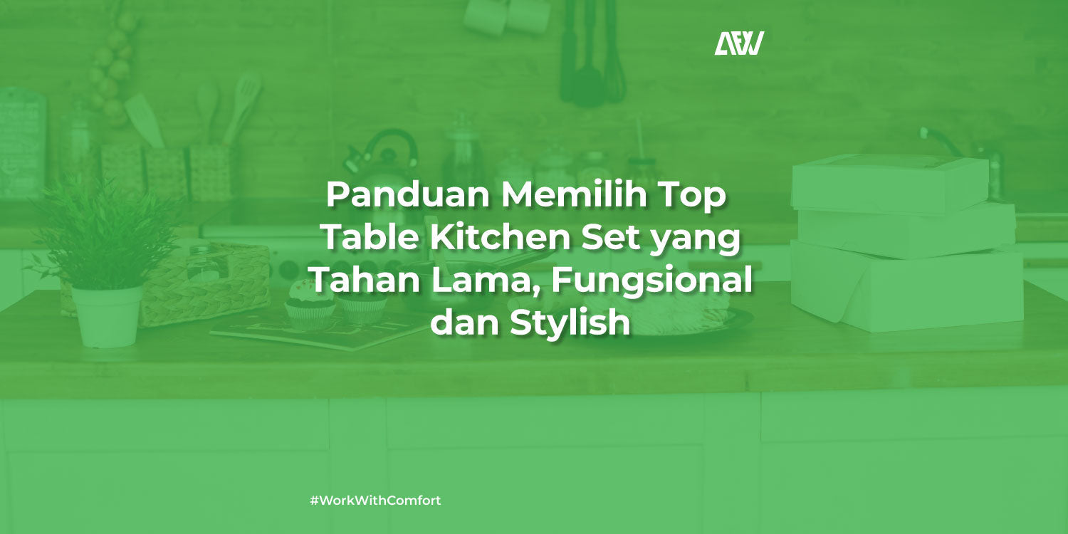 top tabel kitchen set