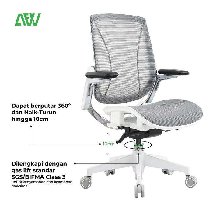 Kursi Ergonomis STUTTGART Kursi Direktur Stylish