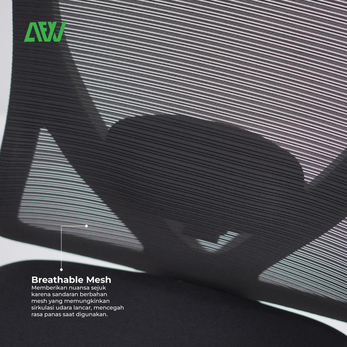 Kursi Kerja PARIS Kursi Kantor Ergonomis Stylish Nyaman dan Adjustable