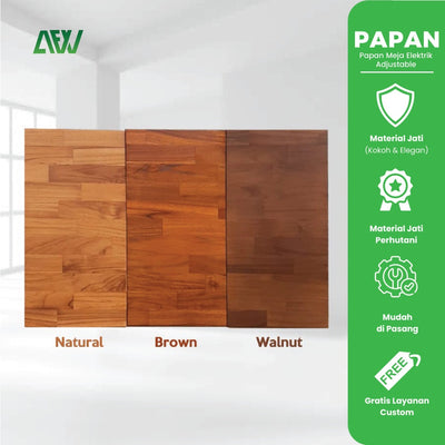 papan meja kayu jati